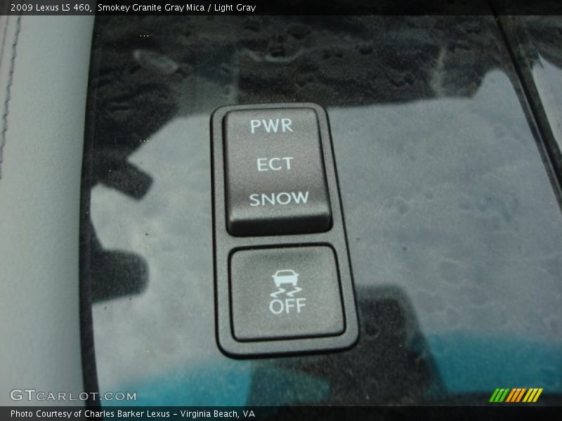 Smokey Granite Gray Mica / Light Gray 2009 Lexus LS 460