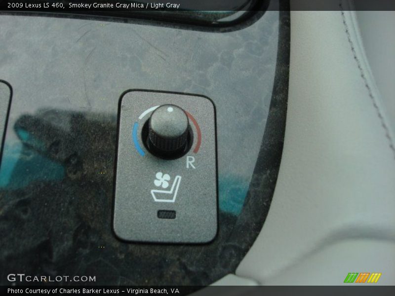 Smokey Granite Gray Mica / Light Gray 2009 Lexus LS 460