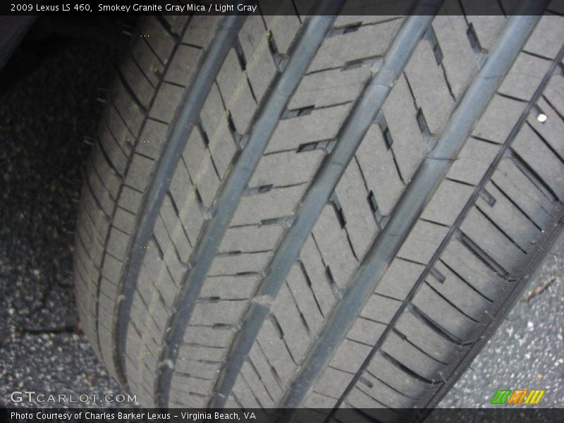 Smokey Granite Gray Mica / Light Gray 2009 Lexus LS 460