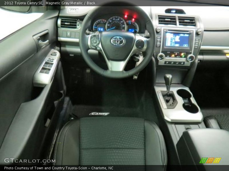 Magnetic Gray Metallic / Black 2012 Toyota Camry SE