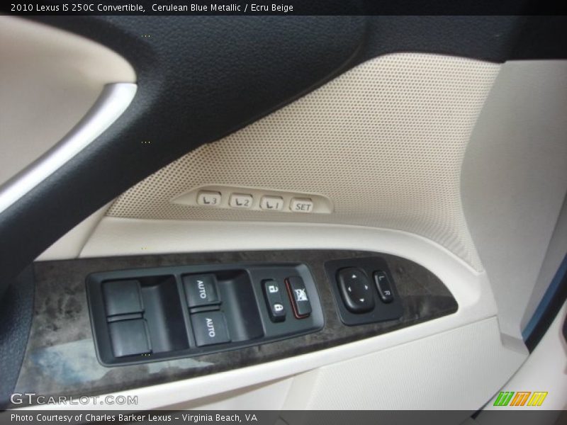 Cerulean Blue Metallic / Ecru Beige 2010 Lexus IS 250C Convertible