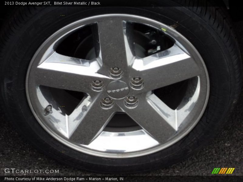 Billet Silver Metallic / Black 2013 Dodge Avenger SXT