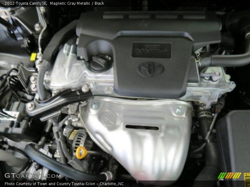 Magnetic Gray Metallic / Black 2012 Toyota Camry SE