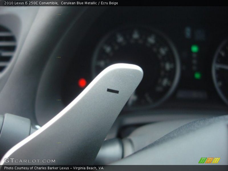 Cerulean Blue Metallic / Ecru Beige 2010 Lexus IS 250C Convertible