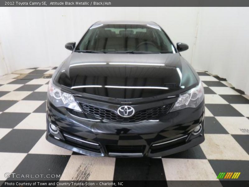 Attitude Black Metallic / Black/Ash 2012 Toyota Camry SE