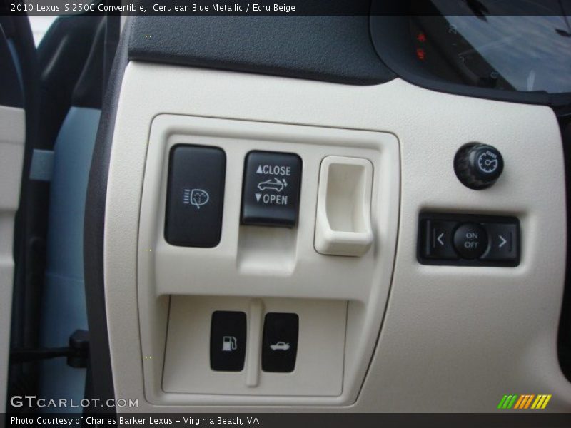 Cerulean Blue Metallic / Ecru Beige 2010 Lexus IS 250C Convertible