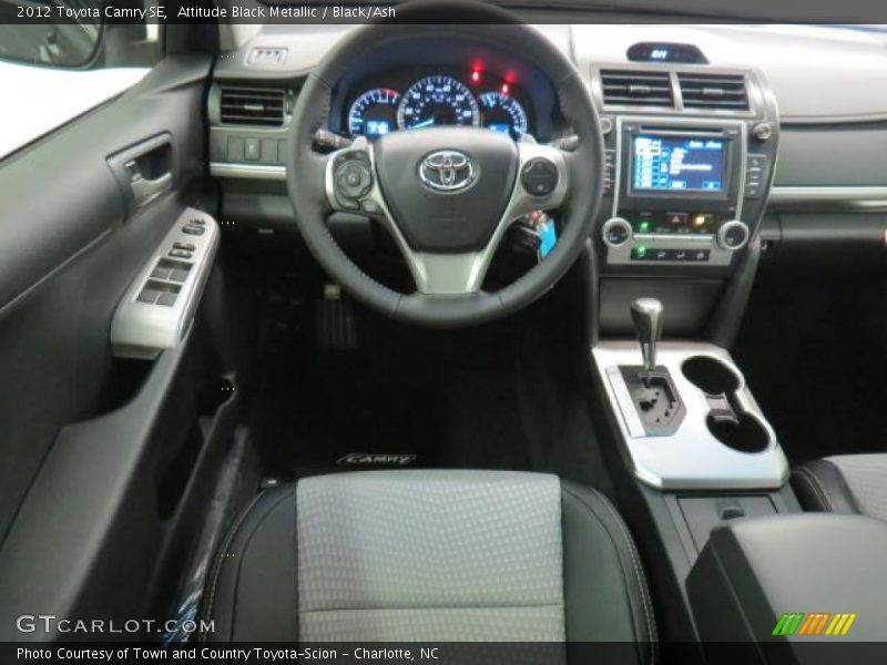 Attitude Black Metallic / Black/Ash 2012 Toyota Camry SE
