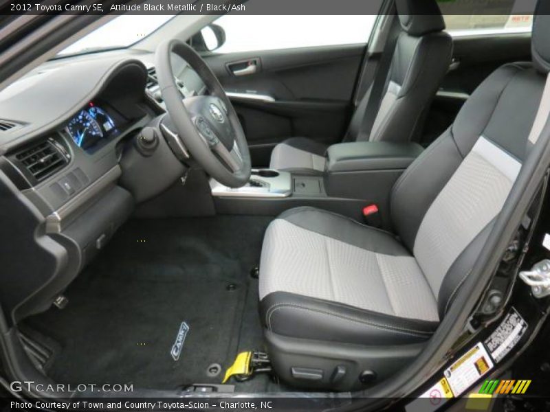Attitude Black Metallic / Black/Ash 2012 Toyota Camry SE