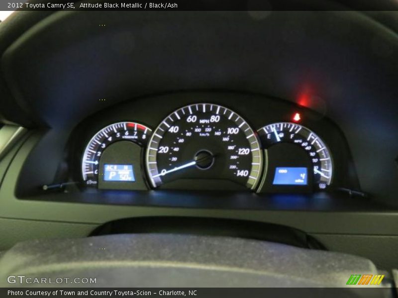 Attitude Black Metallic / Black/Ash 2012 Toyota Camry SE