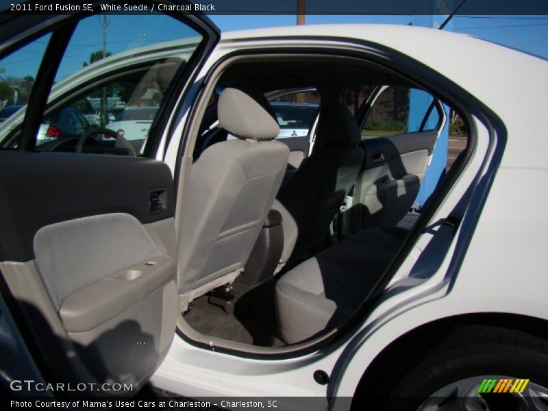 White Suede / Charcoal Black 2011 Ford Fusion SE