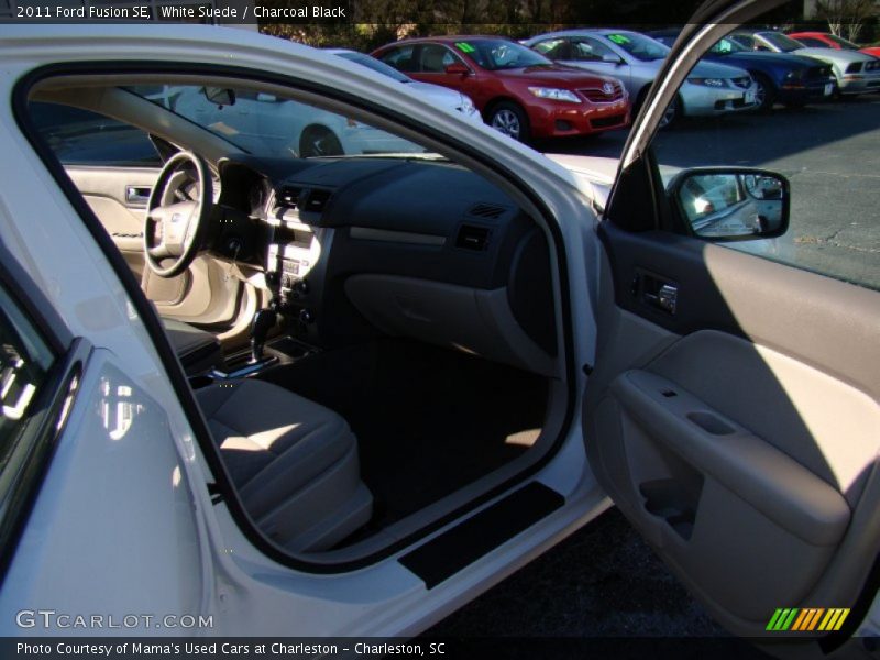 White Suede / Charcoal Black 2011 Ford Fusion SE