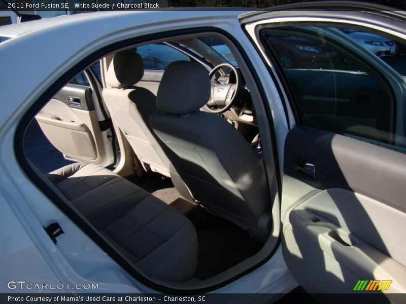 White Suede / Charcoal Black 2011 Ford Fusion SE