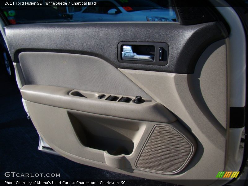 White Suede / Charcoal Black 2011 Ford Fusion SE