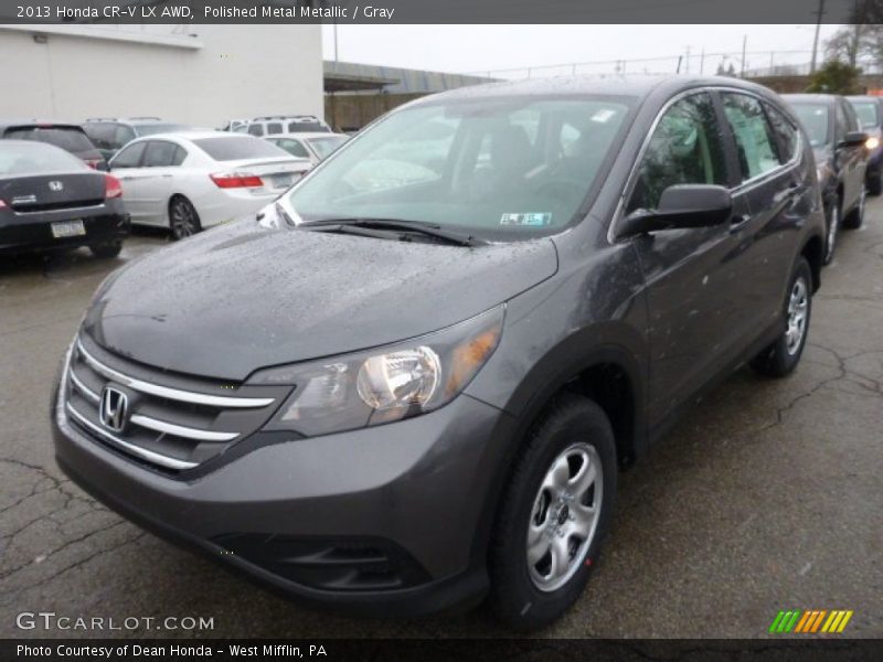 Polished Metal Metallic / Gray 2013 Honda CR-V LX AWD