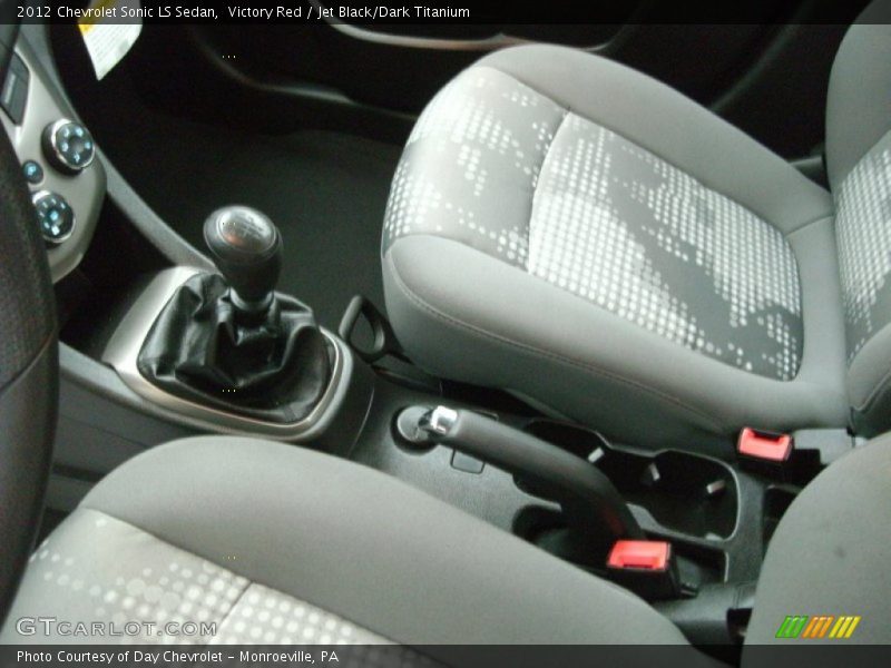 Victory Red / Jet Black/Dark Titanium 2012 Chevrolet Sonic LS Sedan