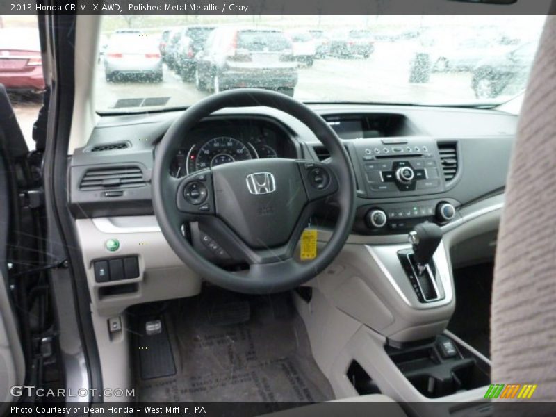 Polished Metal Metallic / Gray 2013 Honda CR-V LX AWD
