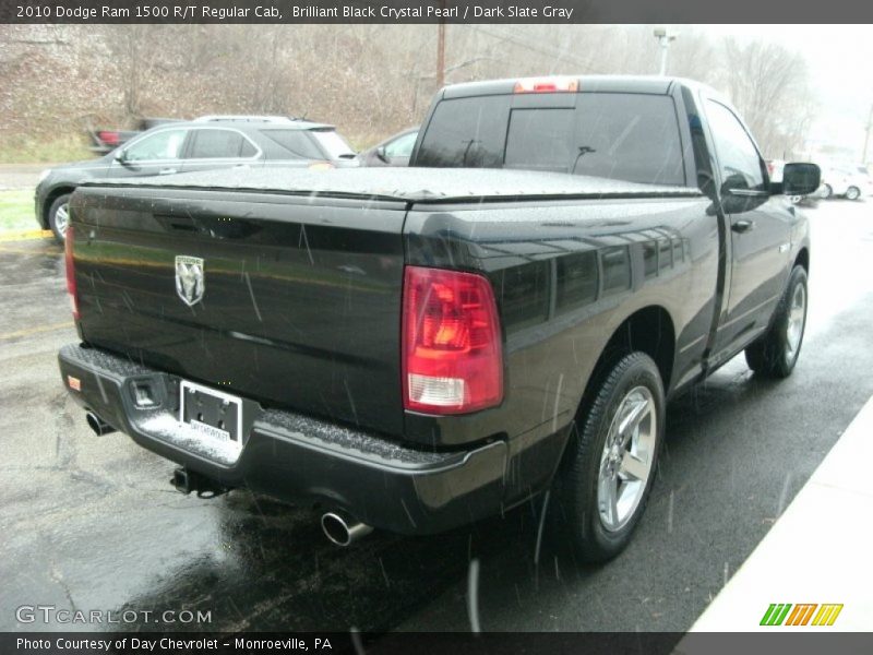 Brilliant Black Crystal Pearl / Dark Slate Gray 2010 Dodge Ram 1500 R/T Regular Cab