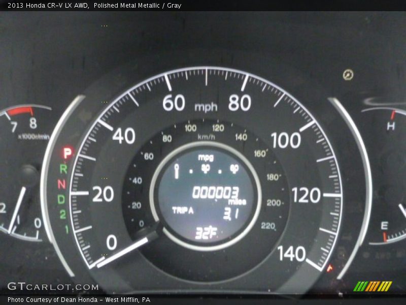 Polished Metal Metallic / Gray 2013 Honda CR-V LX AWD
