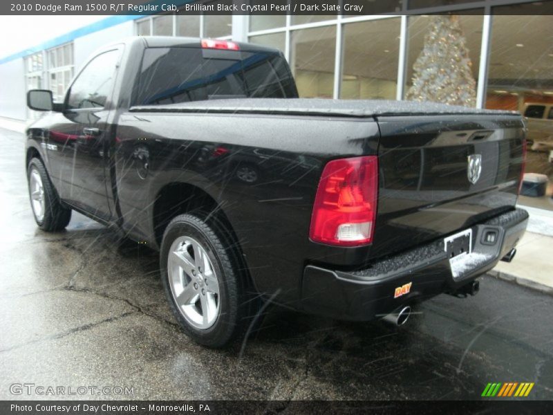 Brilliant Black Crystal Pearl / Dark Slate Gray 2010 Dodge Ram 1500 R/T Regular Cab