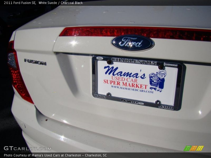 White Suede / Charcoal Black 2011 Ford Fusion SE