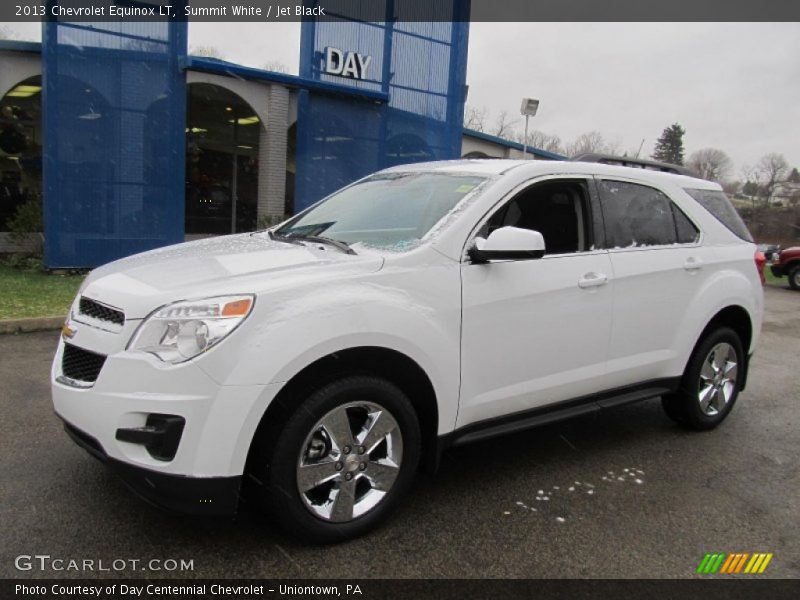 Summit White / Jet Black 2013 Chevrolet Equinox LT