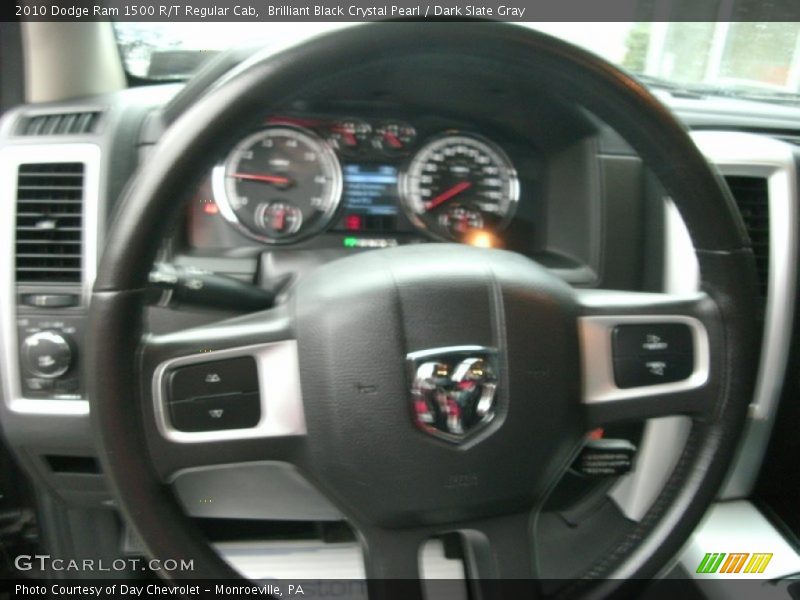 Brilliant Black Crystal Pearl / Dark Slate Gray 2010 Dodge Ram 1500 R/T Regular Cab
