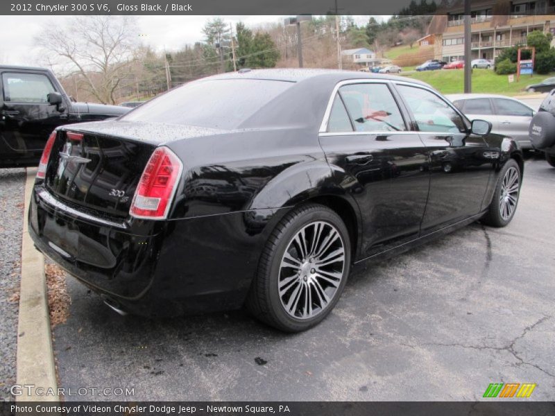 Gloss Black / Black 2012 Chrysler 300 S V6