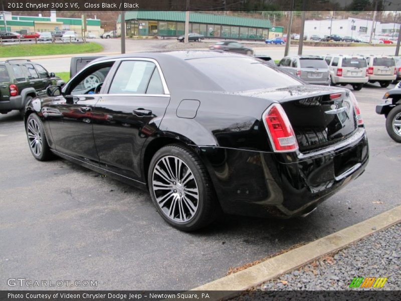 Gloss Black / Black 2012 Chrysler 300 S V6
