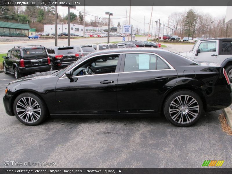 Gloss Black / Black 2012 Chrysler 300 S V6