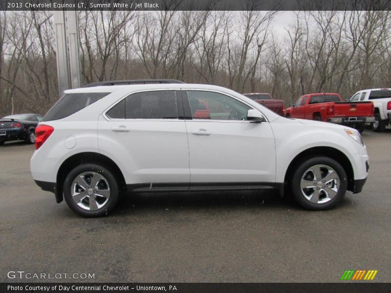 Summit White / Jet Black 2013 Chevrolet Equinox LT