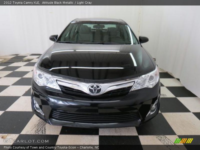 Attitude Black Metallic / Light Gray 2012 Toyota Camry XLE