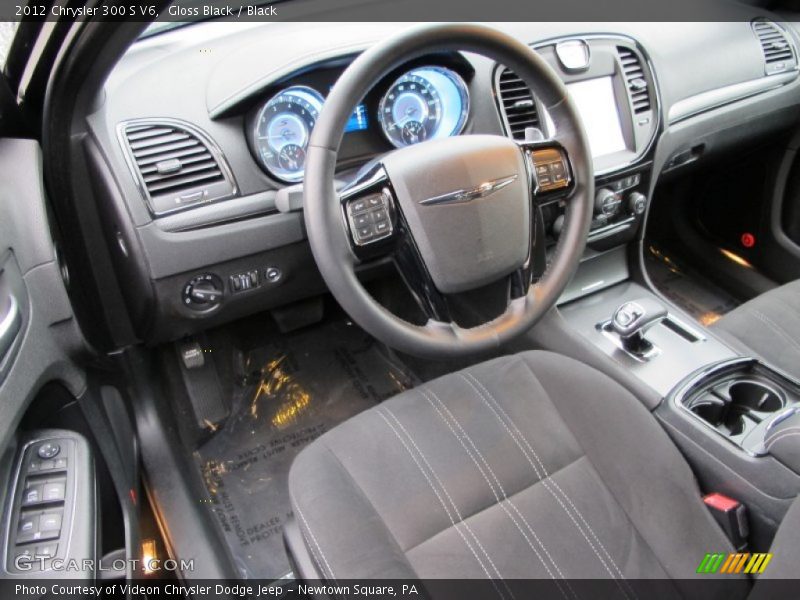Black Interior - 2012 300 S V6 