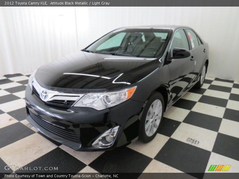 Attitude Black Metallic / Light Gray 2012 Toyota Camry XLE