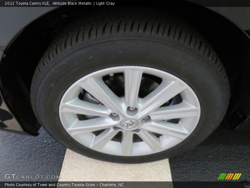 Attitude Black Metallic / Light Gray 2012 Toyota Camry XLE