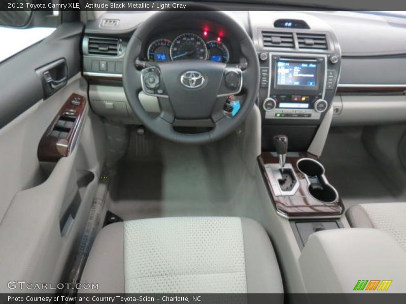 Attitude Black Metallic / Light Gray 2012 Toyota Camry XLE