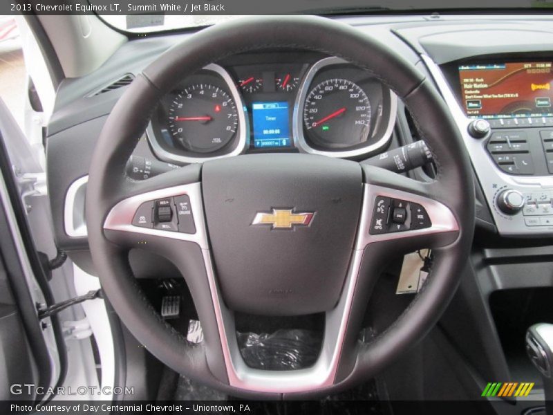 Summit White / Jet Black 2013 Chevrolet Equinox LT