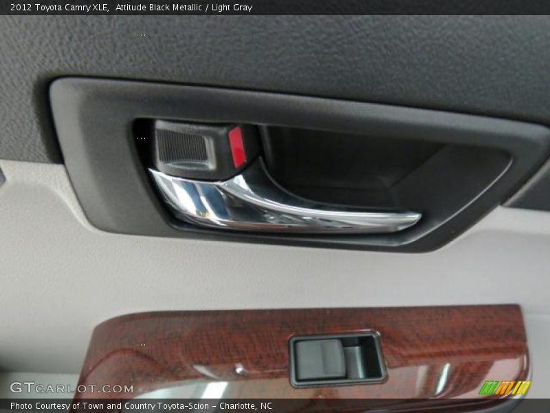 Attitude Black Metallic / Light Gray 2012 Toyota Camry XLE