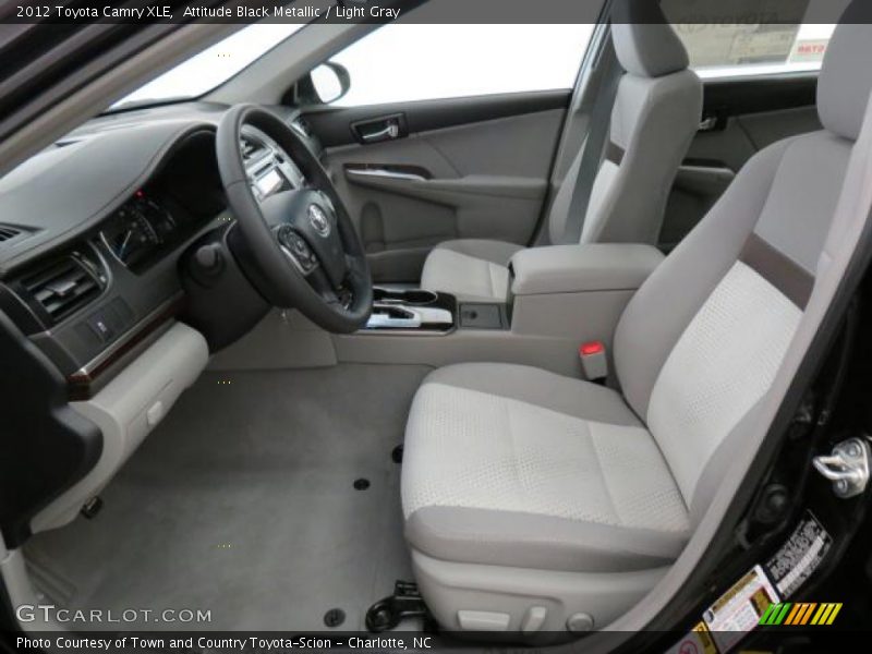 Attitude Black Metallic / Light Gray 2012 Toyota Camry XLE