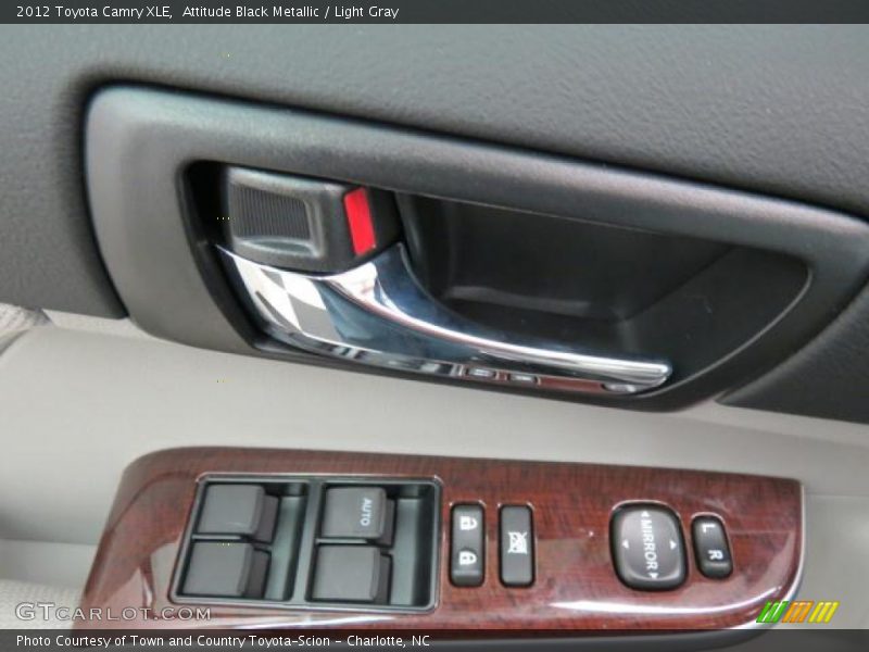 Attitude Black Metallic / Light Gray 2012 Toyota Camry XLE