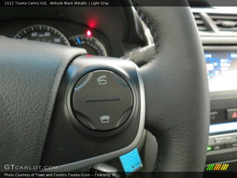 Attitude Black Metallic / Light Gray 2012 Toyota Camry XLE