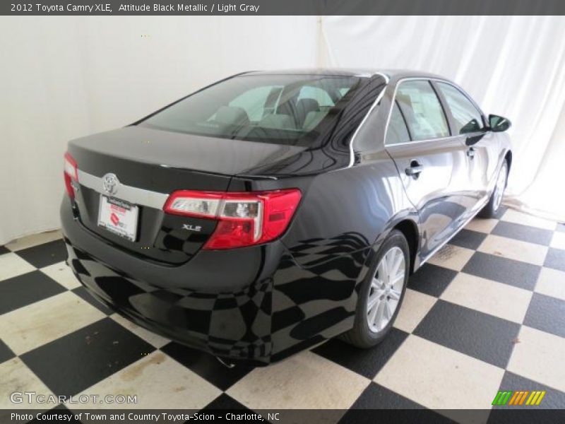 Attitude Black Metallic / Light Gray 2012 Toyota Camry XLE
