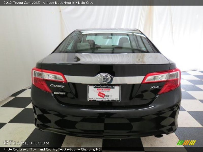 Attitude Black Metallic / Light Gray 2012 Toyota Camry XLE