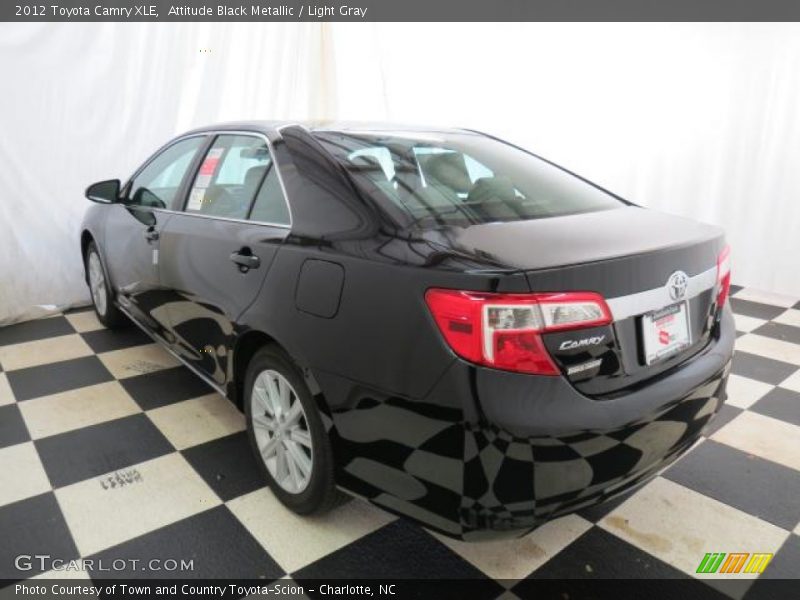 Attitude Black Metallic / Light Gray 2012 Toyota Camry XLE