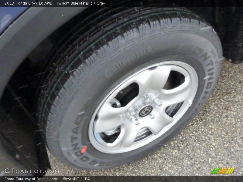 Twilight Blue Metallic / Gray 2013 Honda CR-V LX AWD