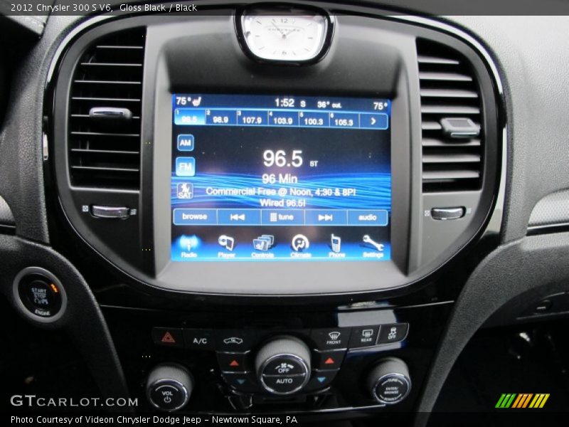 Gloss Black / Black 2012 Chrysler 300 S V6