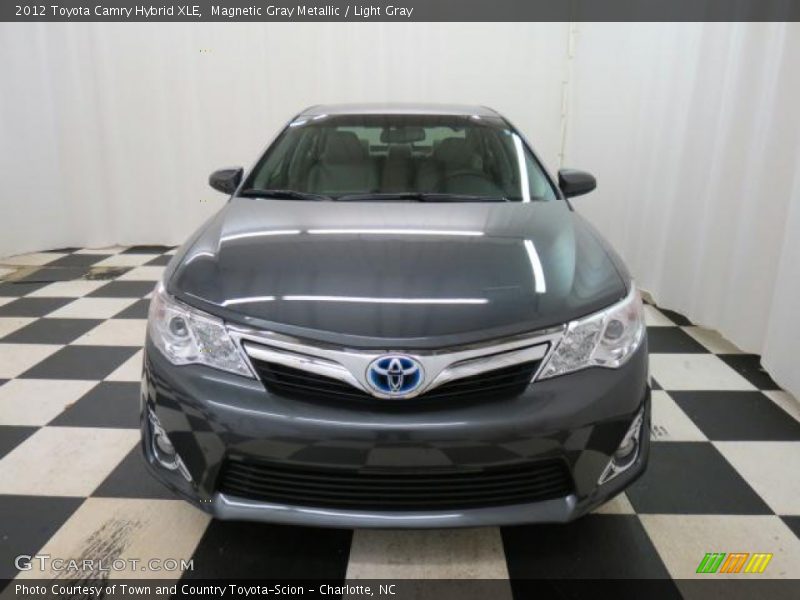 Magnetic Gray Metallic / Light Gray 2012 Toyota Camry Hybrid XLE