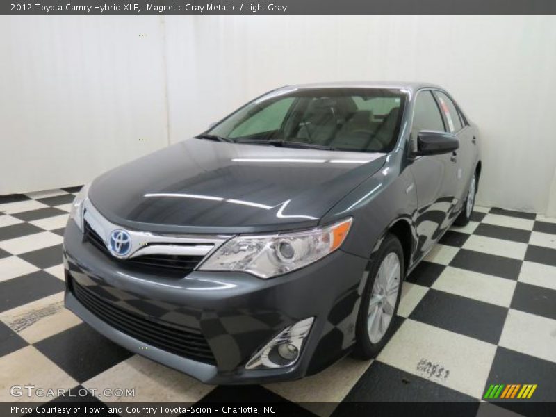 Magnetic Gray Metallic / Light Gray 2012 Toyota Camry Hybrid XLE