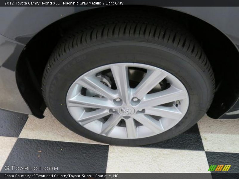 Magnetic Gray Metallic / Light Gray 2012 Toyota Camry Hybrid XLE