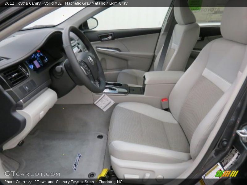 Magnetic Gray Metallic / Light Gray 2012 Toyota Camry Hybrid XLE