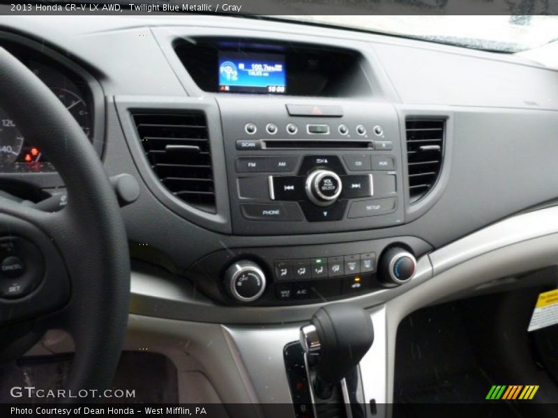 Twilight Blue Metallic / Gray 2013 Honda CR-V LX AWD